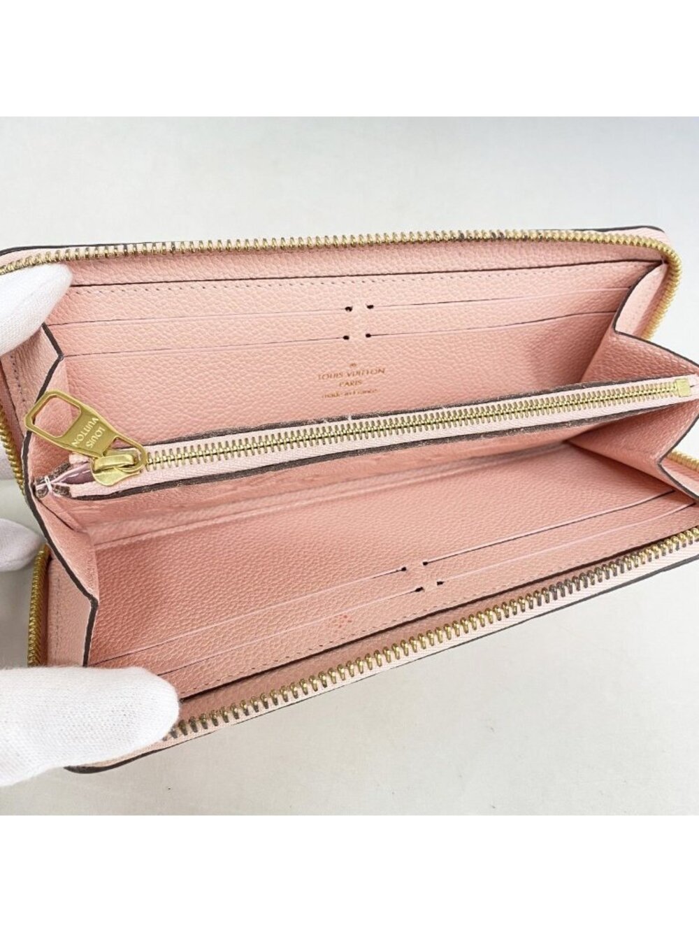 Louis Vuitton Wallet Monogram Empreinte Portefeuille Clemence Rose Velours - Picture 3 of 9